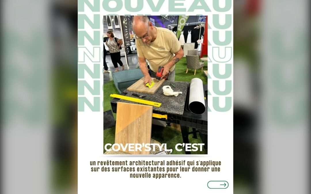 Pose du film Cover Styl' par la Menuiserie Winne