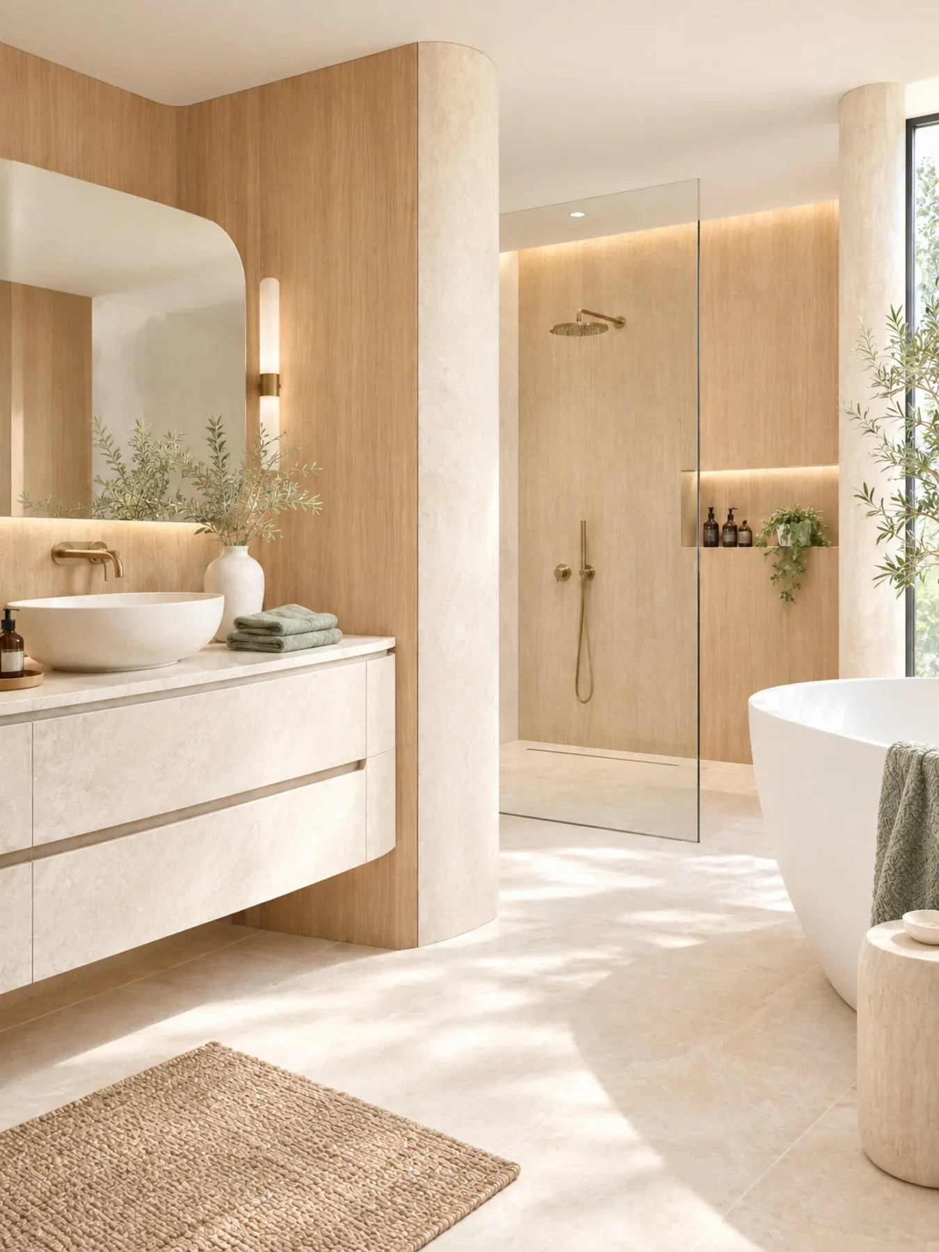 Meuble de salle de bain recouvert de film Cover Styl'